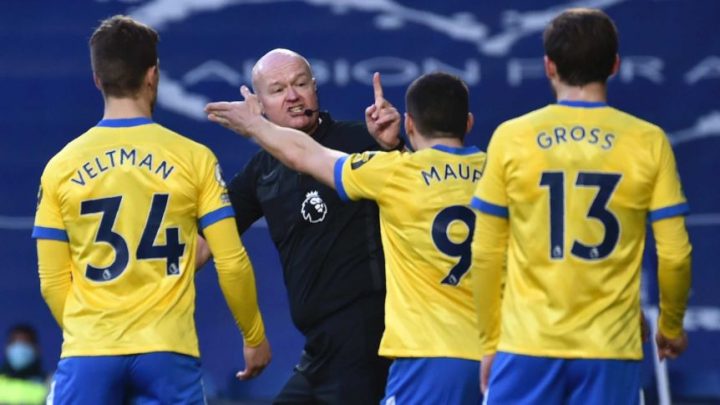 West Brom 1-0 Brighton: Referee Lee Mason lost control – Lewis Dunk