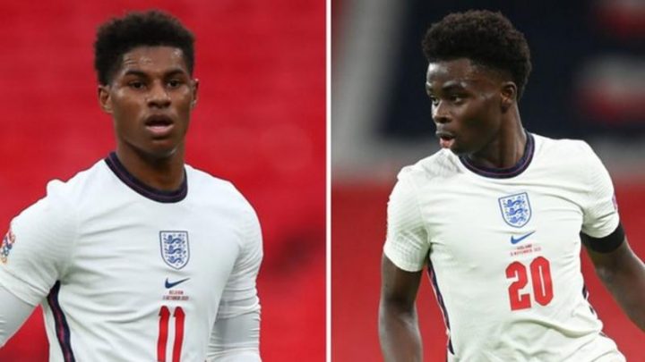 England: Marcus Rashford and Bukayo Saka out of Albania and Poland games