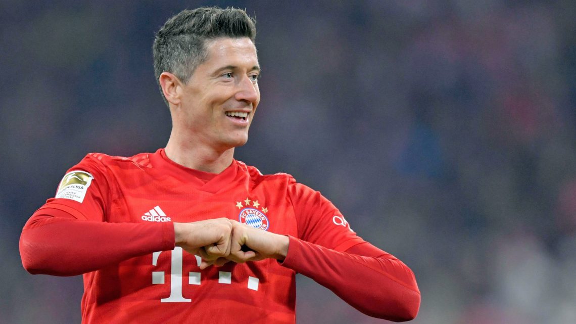 Robert Lewandowski has scored all 13 of his penalties taken in the Champions League